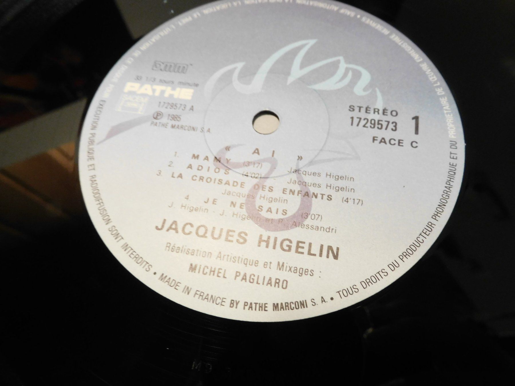 Schallplatten: LP Schallplatte Jacques Higelin  - 1985  Schallplatte    Lp – Gebraucht aus Sursee von 76 4