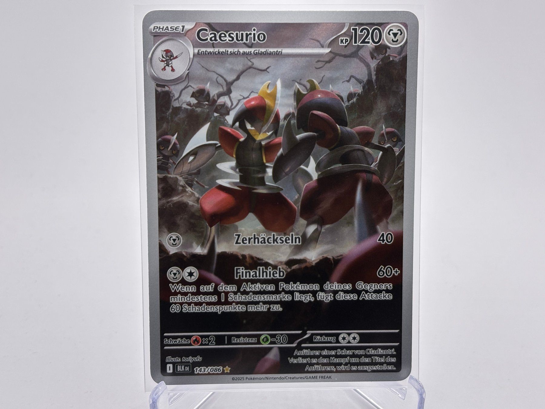 Pokémon Carte collezionabili: Schwarze Blitze - Caesurio  (BLK 143) - DE – Nuovo (secondo la descrizione) da Allschwil venduto da Bullach