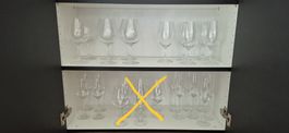 Gläserset: Champagner, Weisswein, Rotwein, Burgunder