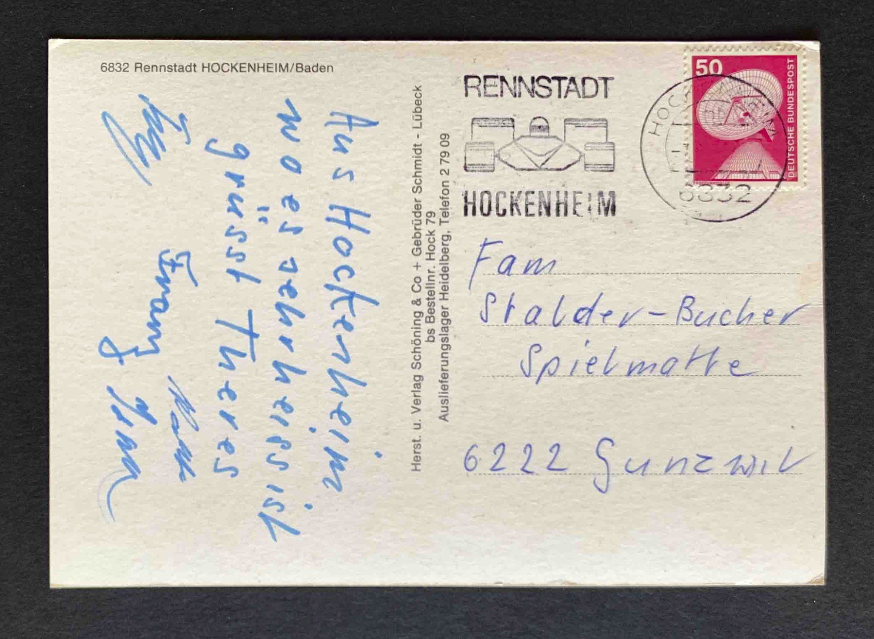 Cartes postales: AK Motodron Hockenheim – D'occasion à Goldau par artelier1 1
