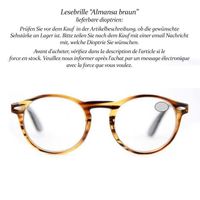 Lesebrille Almansa braun +2.0
