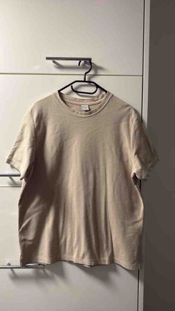 Bershka T-Shirt Herren Beige Grösse M neuwertig
