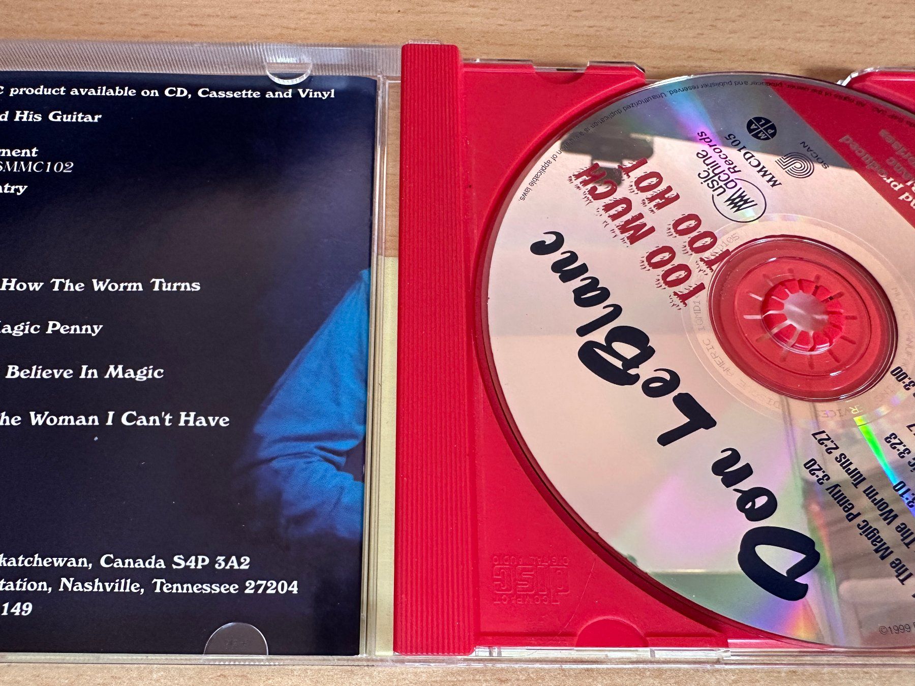 CDs: Don LeBlance - Too much too hot – Gebraucht aus Rikon im Tösstal von Alpenmutz 2