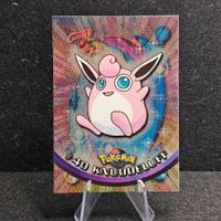 Pokemon Topps Holo Foil Blue 1. Edition/Print DE Knuddeluff