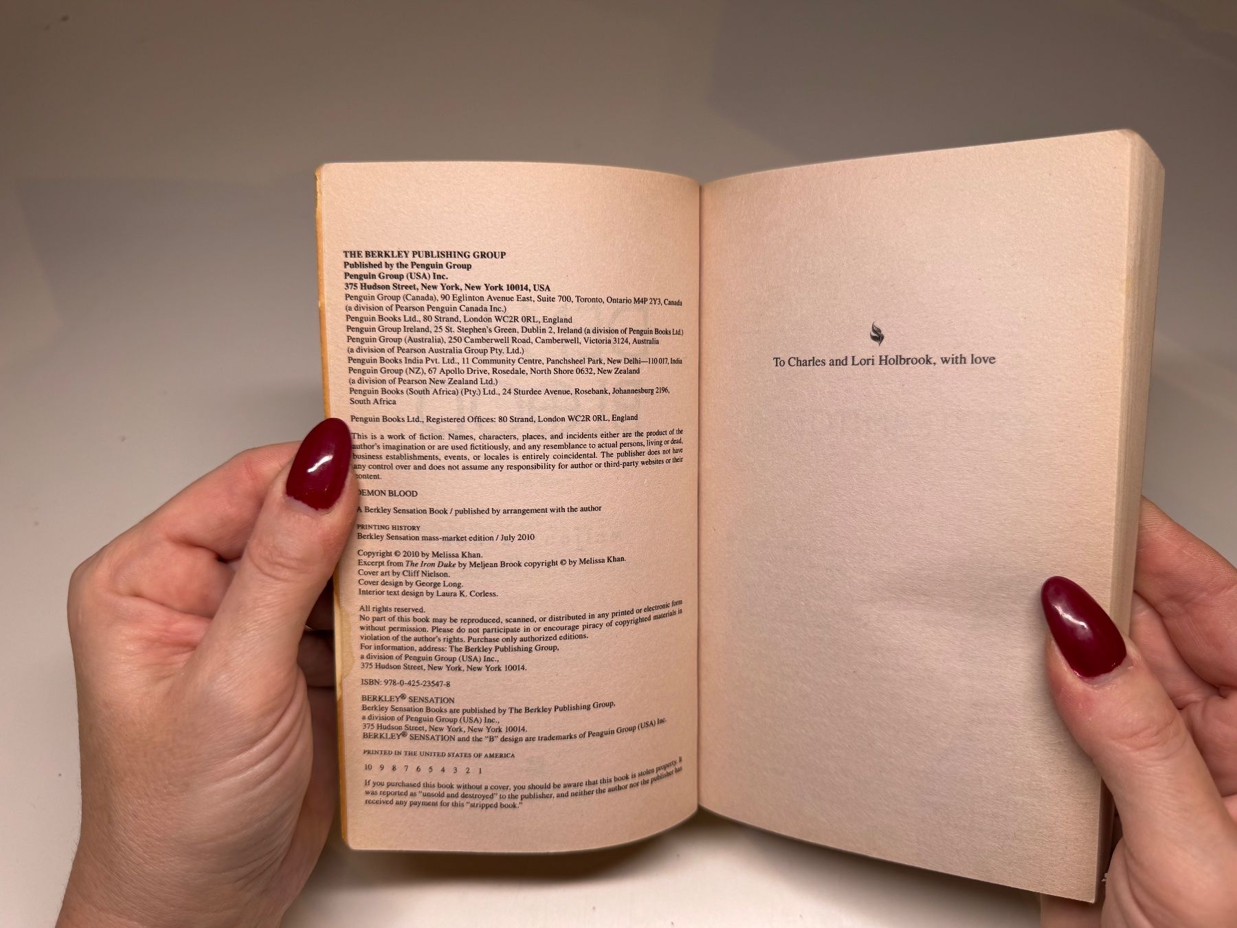 Livres: NOVEL: Meljean Brook, Demon Blood – D'occasion à Grosswangen par English_books 3