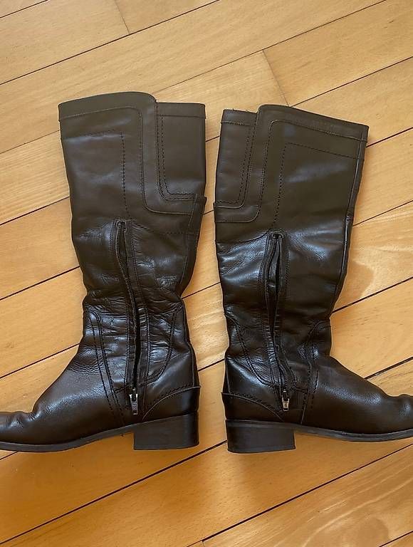 Damenschuhe: Lederstiefel 36 schwarz – Gebraucht aus Zürich von jasisl 1