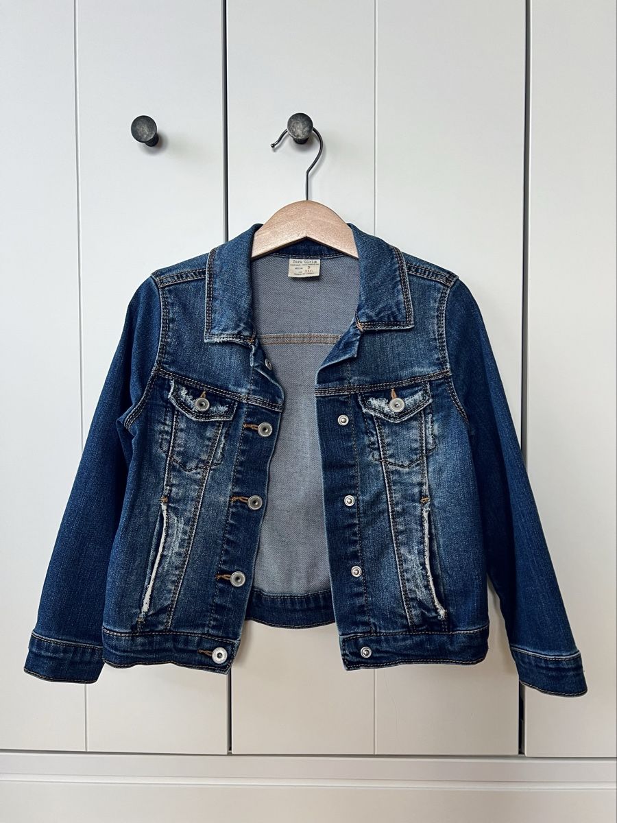 Zara Giacche & Cappotti: Zara 110 Jeansjacke Jacke blau – Usato da Burgdorf venduto da rulan 1