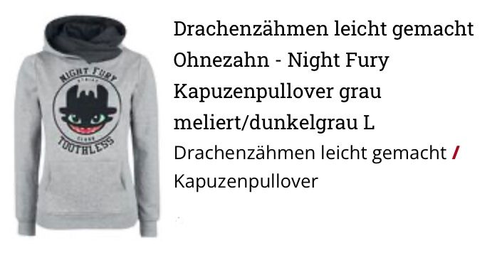 Pullover & Sweatshirts: Pullover Ohnezahn – Gebraucht aus Buchs SG von valiii21 1