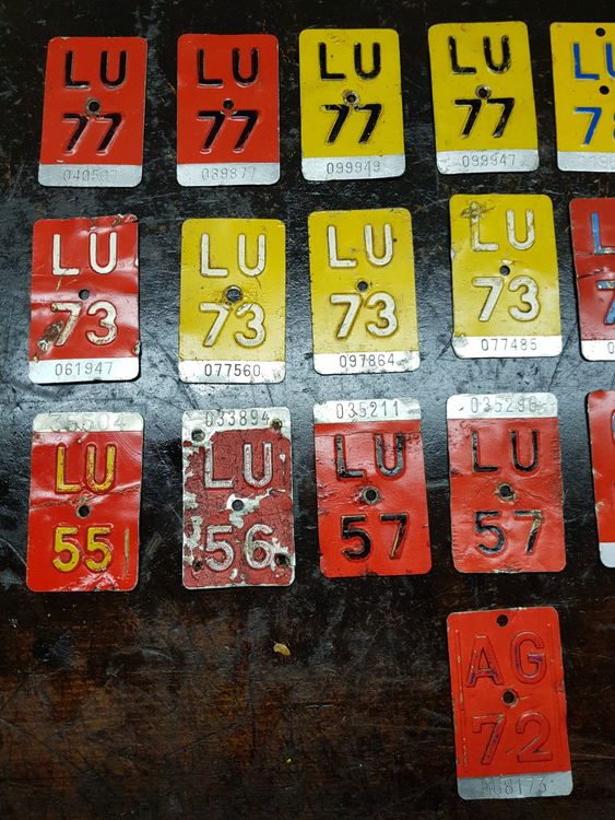 Velo, Töffli Nummern 33 Stück Kaufen auf Ricardo