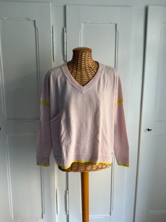 DELICATELOVE - Wollpullover rosa oversized S