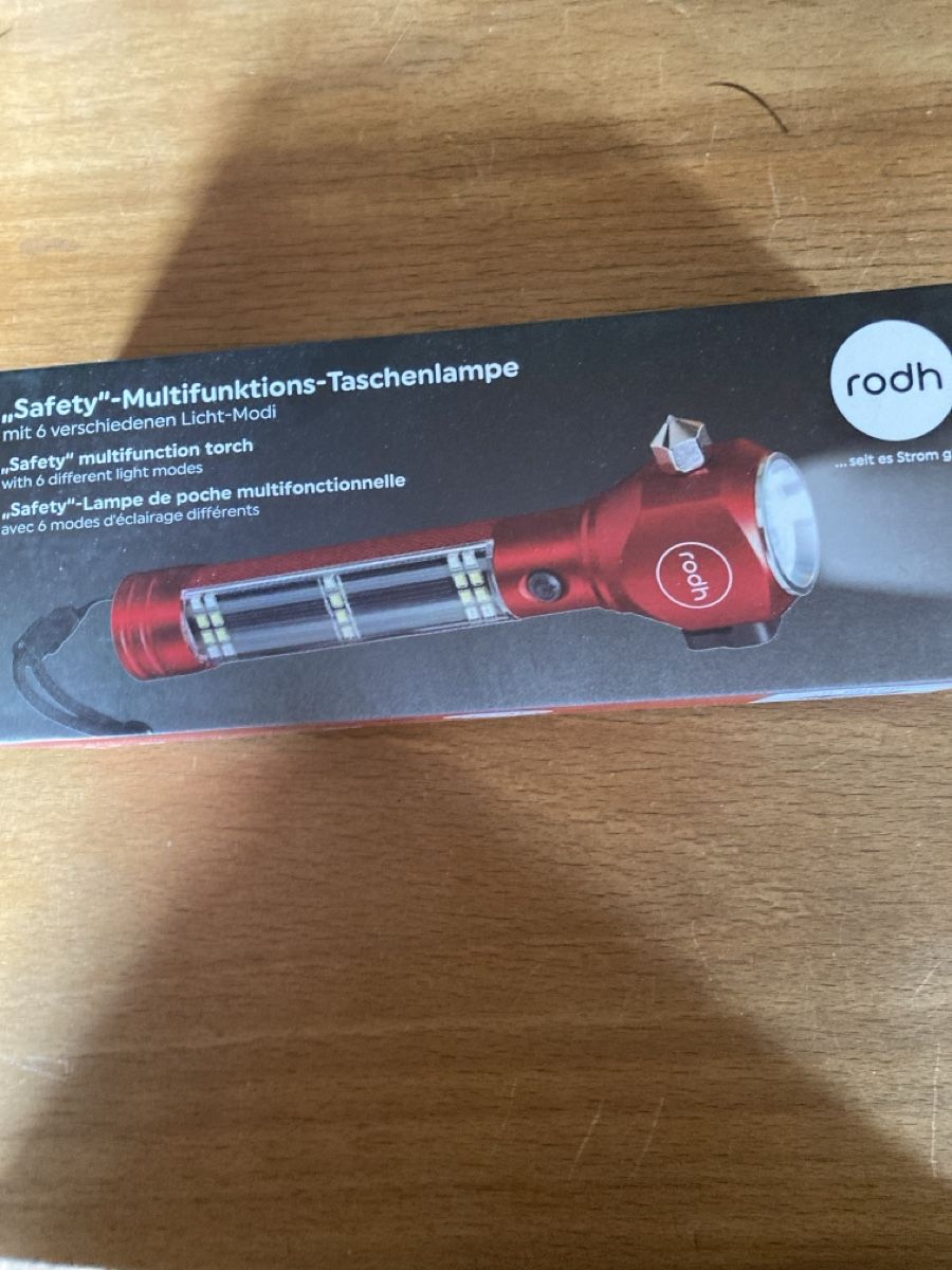 Lampade: Rodh Safety Taschenlampe – Nuovo e nell'imballaggio originale da Rüdlingen venduto da klarabella55 2