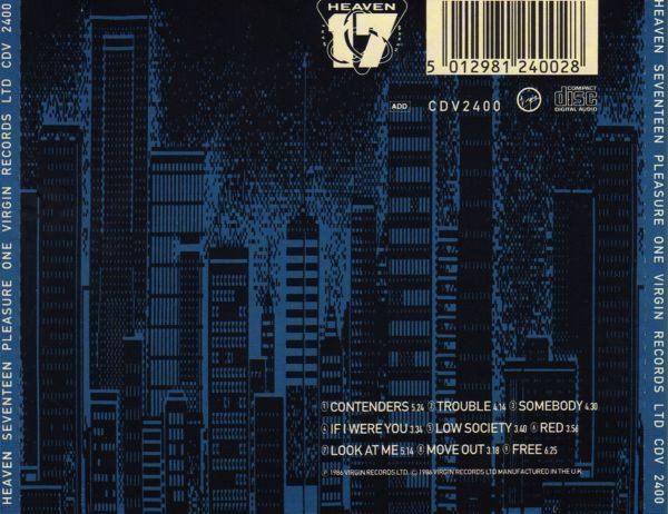CD: CD Heaven 17 - Pleasure one (1986) – Usato da Möriken AG venduto da mineralia 1