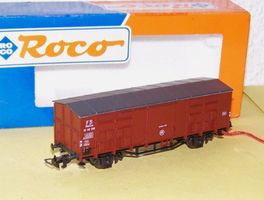 Roco H0 4300: Spitzdach-Güterwagen der FS für Märklin