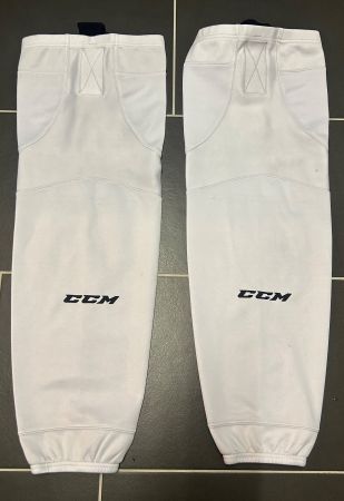 NEUWERTIGE Eishockeystulpen CCM - weiss - Grösse SR