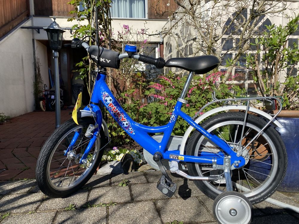 Puky 16 Zoll Velo Fahrrad mit Stützräder top Zustand | Kaufen auf Ricardo