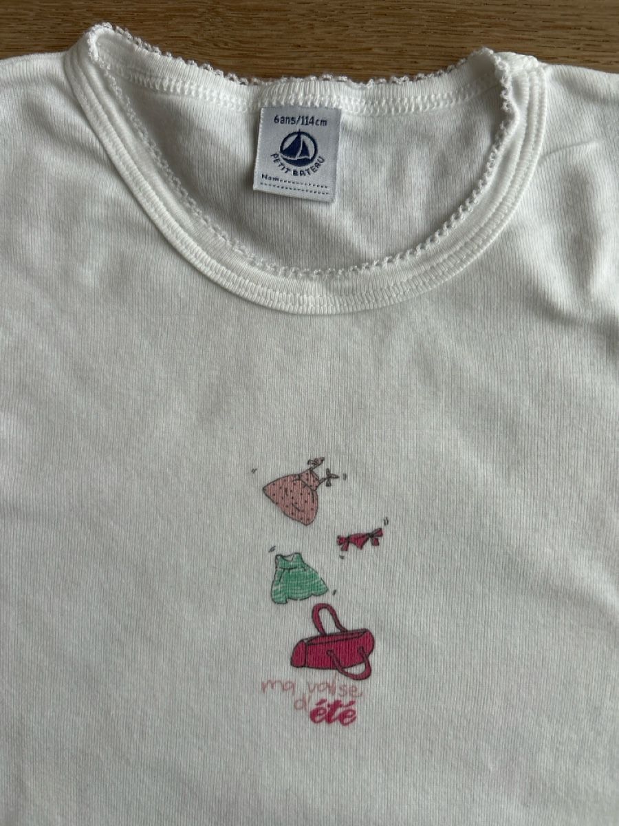 Petit Bateau Camicie, T-shirt & Polo: T-shirt Petit Bateau 114 cm/ 6 ans – Usato da Yens venduto da Chriis 1