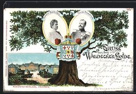 Fürst Friedrich und Fürstin Bathildis 