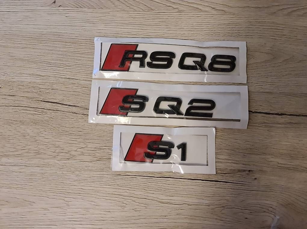 Audi Placchette & Badge: Audi S und RS Emblem Schwarz Glanz – Nuovo e nell'imballaggio originale da Bellikon venduto da Kekko11 2