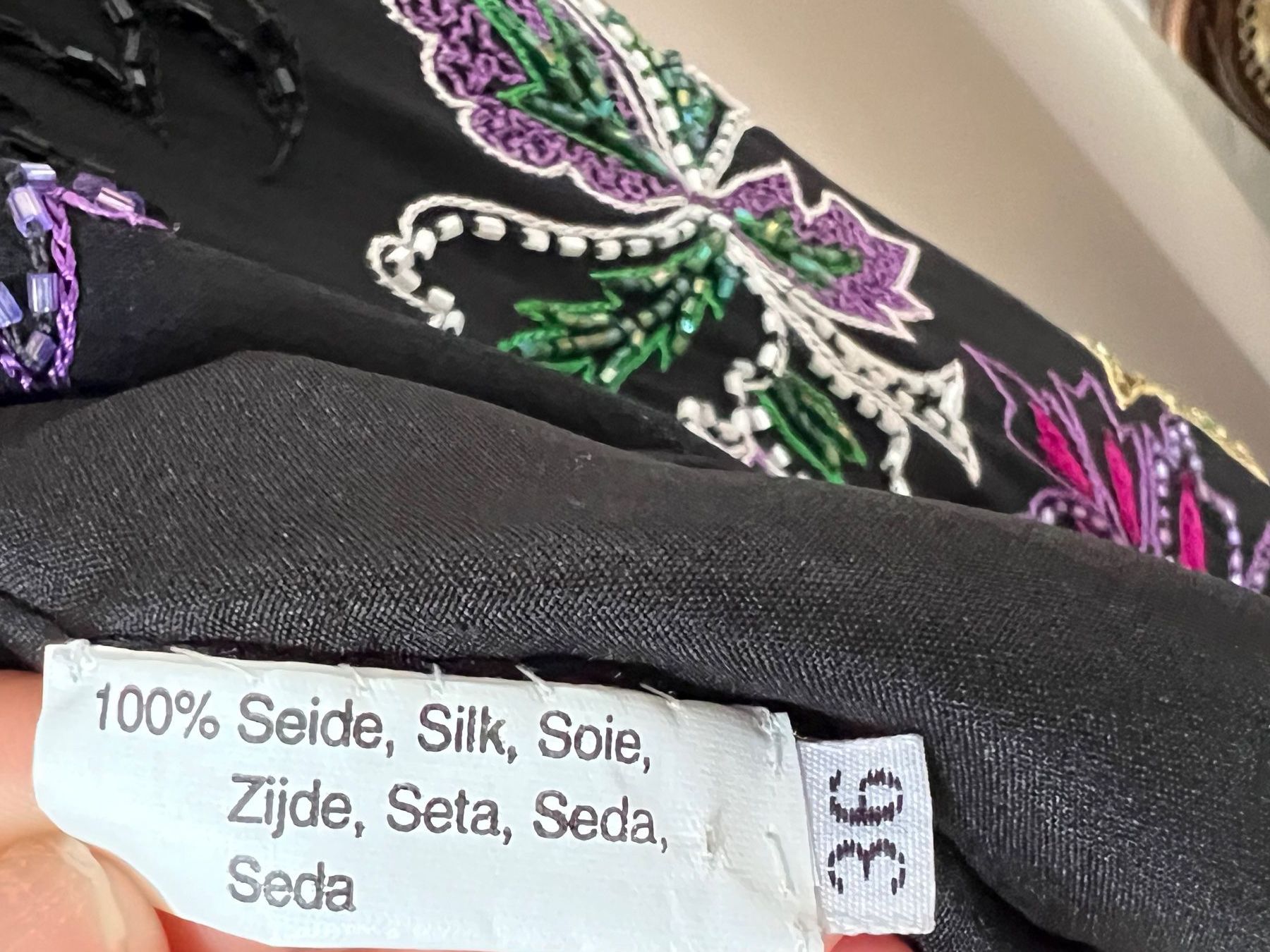 Giacche: Schwarze Seide Vintage Jacke, Grösse S – Usato da Zürich venduto da ost_5sdl 8