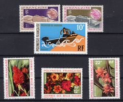 R5836  /  Polynésie 1970-1971 neufs XX
