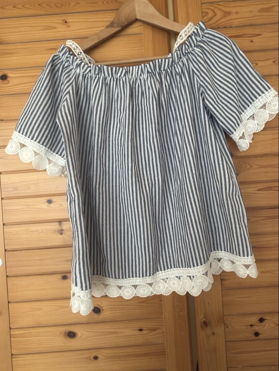 Camicette: Sommer Bluse Moni & Co. XL/L, gestreiftes – Usato da St Gallen venduto da Berta343 2