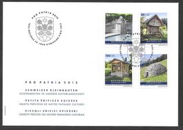 FDC Pro Patria Serie 2012; B317 - B300; ET Mezières 9.5.2012