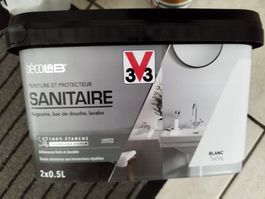 Peinture sanitaire 3V3 Décolab blanc satin