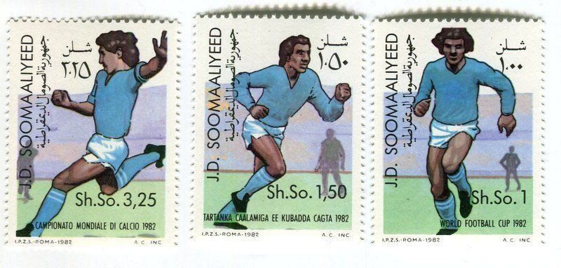 Alle Briefmarken: Briefmarken "Fussball". Somalia – Neu und originalverpackt aus Basel von Butsch5