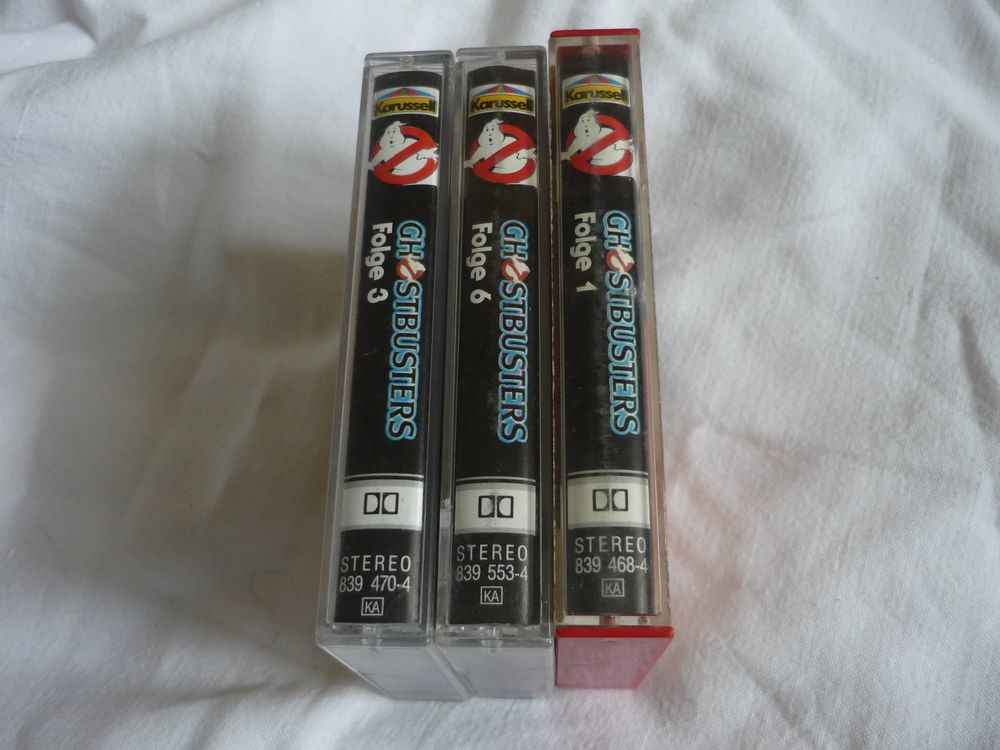 3x MC Kassette Karussell - die echten Ghostbusters 1 3 6 Rar (Gebraucht ...