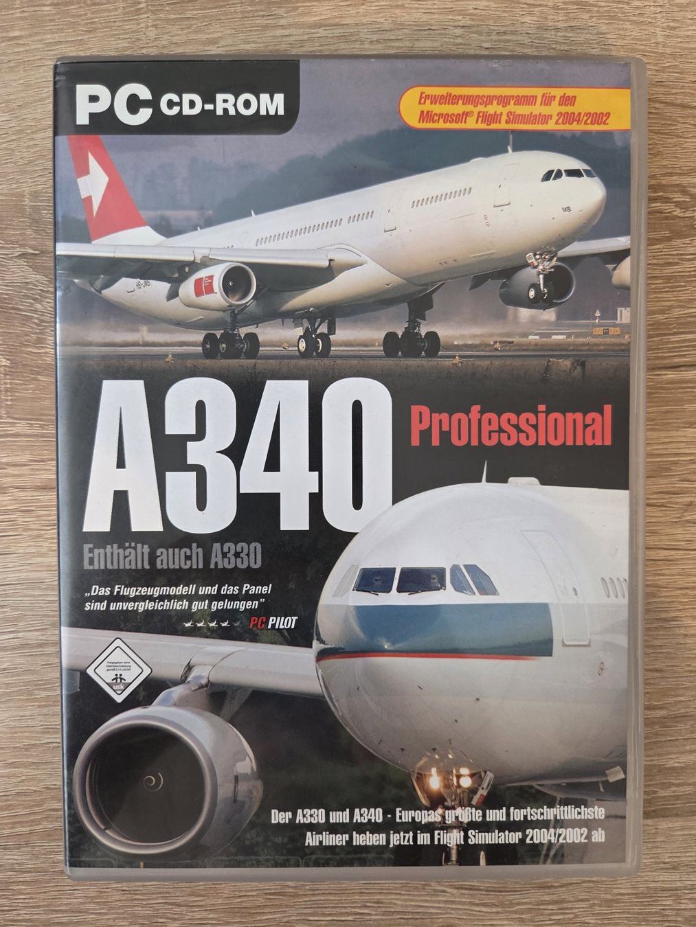 Giochi: A340 Professional for Flight Simulator 2004 - PC – Usato da Carouge GE venduto da Franllo