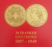 Helvetia & Goldvreneli Sammlung 18 X Fr. 20.- Gold 15'990.-