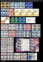 1999 4er Block Ersttag mit Bogen, H-Blatt komplett Fr. 272.-