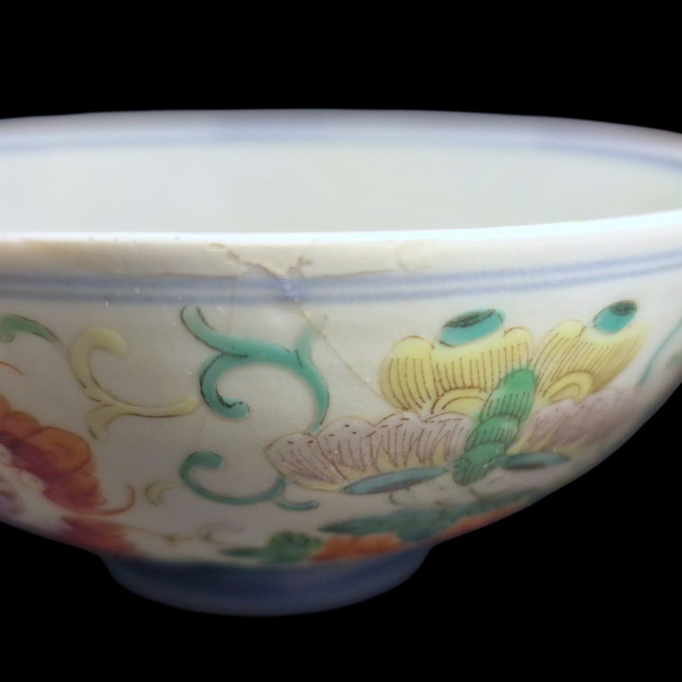 Ciotole: Bol chinois en porcelaine décorée – Usato da Gland venduto da Gauthama 3