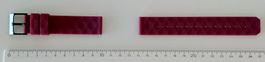 🔝⌚Nr266 Silikon Uhrenband, weinrot/violett, Stegbreite 20mm