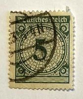 Deutsches Reich 5 Mark Briefmarke