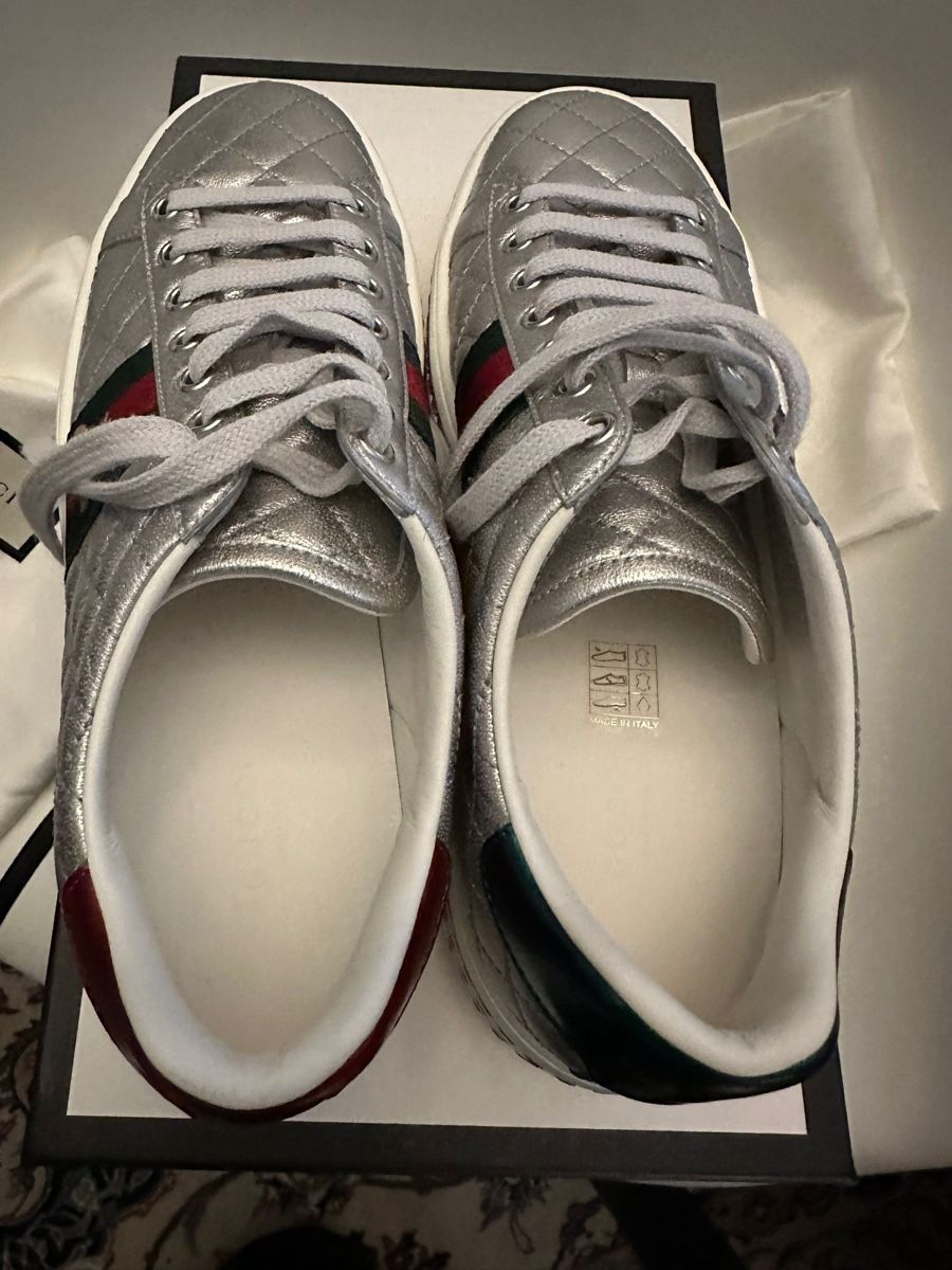 Gucci Scarpe da donna: Gucci Ace Sneaker Kristall Gr. 38,5 – Nuovo (secondo la descrizione) da Binningen venduto da Yuliya15 3