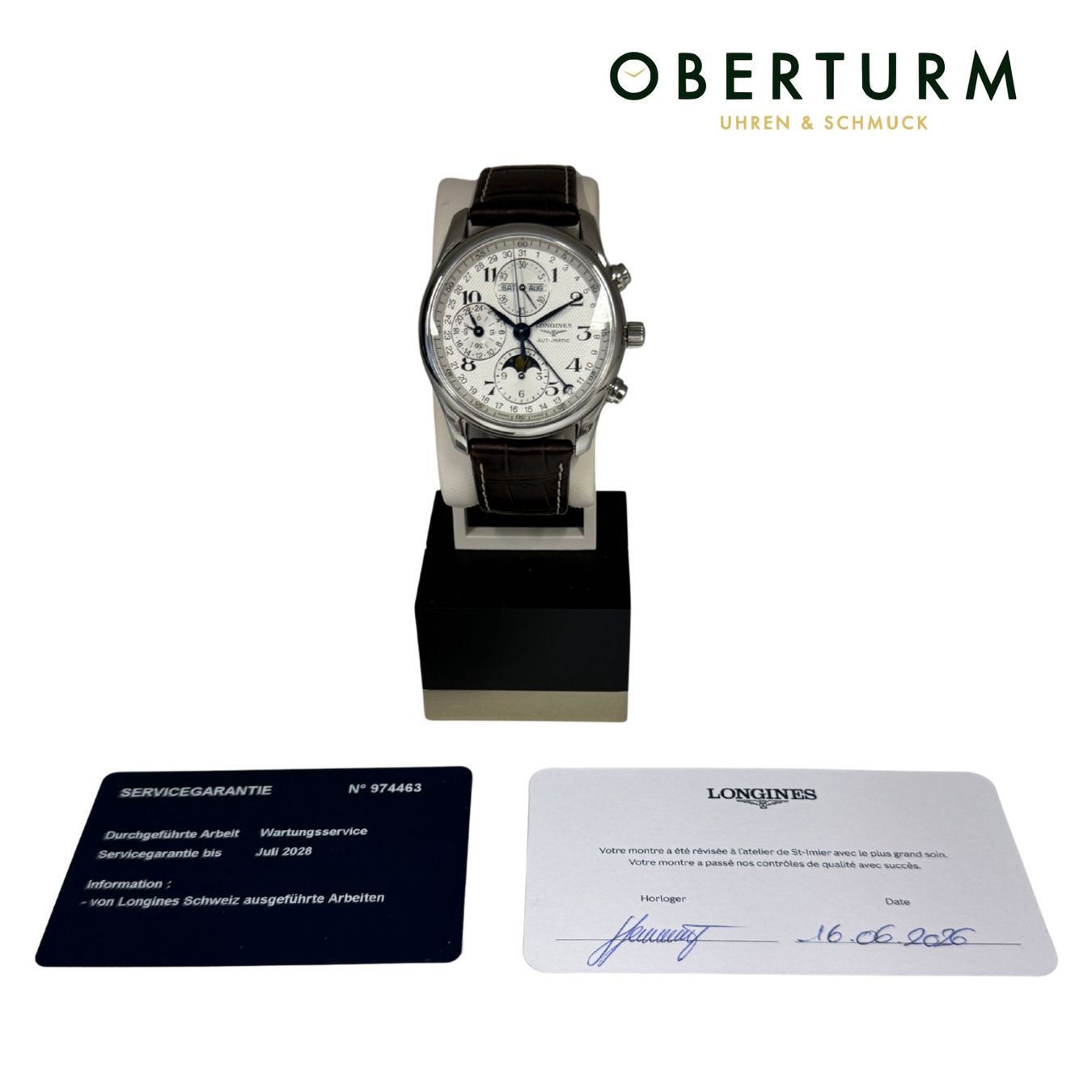 Longines Montres: Longines Master Collection Chronograph Moonphase Full Set – D'occasion à Brugg AG par Oberturm 6