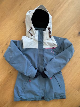 Icepeak Skijacke Grösse 38, petrol/grau - beige
