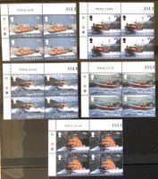 1999 Insel Man 175 Jahre Retuttungsboot  4er ** Mi-791-795