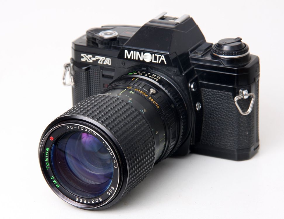 Appareil photo ancien réflex : Boitier MINOLTA XG-M - Japon 1981