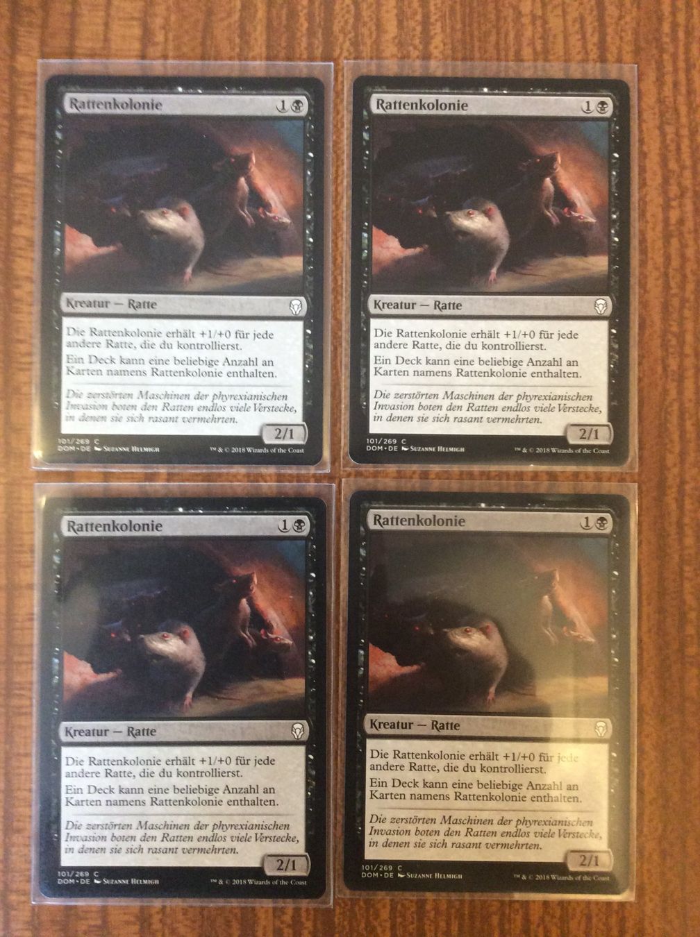 Magic The Gathering Carte collezionabili: MTG - Rat Colony x4 – Nuovo (secondo la descrizione) da Altdorf UR venduto da Spiel-Chreisel