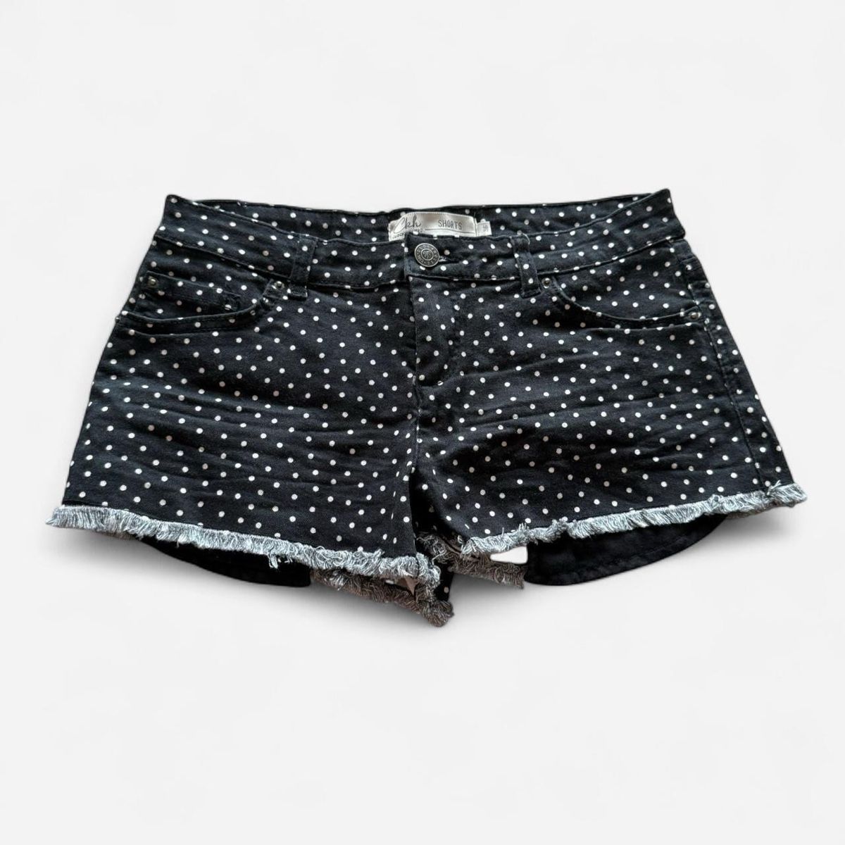 Pantaloni: Polka Dot Denim Shorts – Nuovo (secondo la descrizione) da Basel venduto da 1moonstar