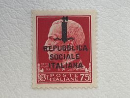 Italia WK2 - Repubblica Sociale Briefmarke