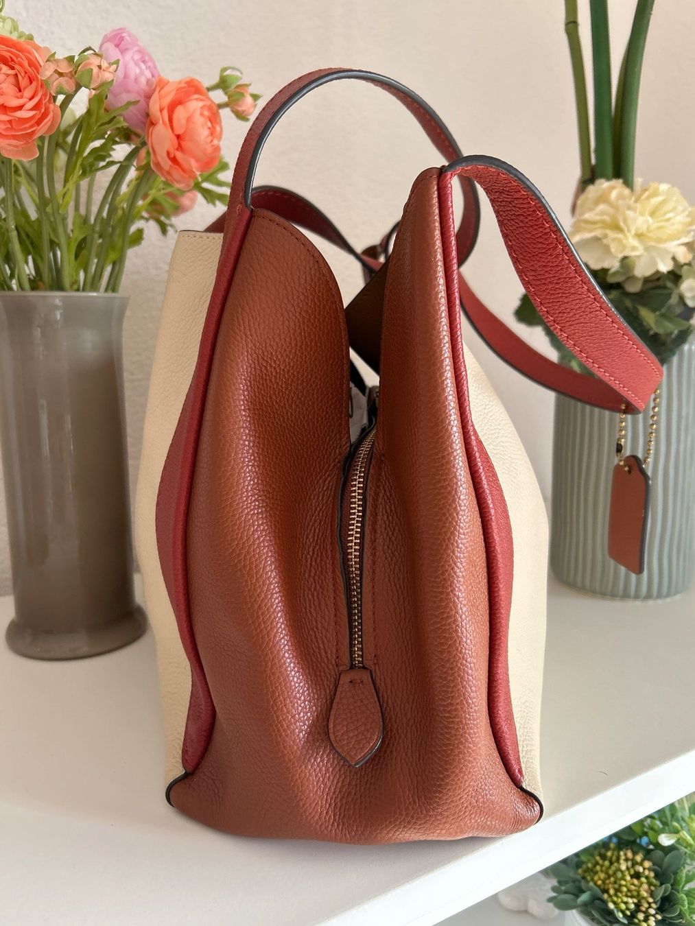 Coach Borse da donna: Coach  Handtasche Ivory Red Sand Multi – Usato da Brunnen venduto da Nala2929 1
