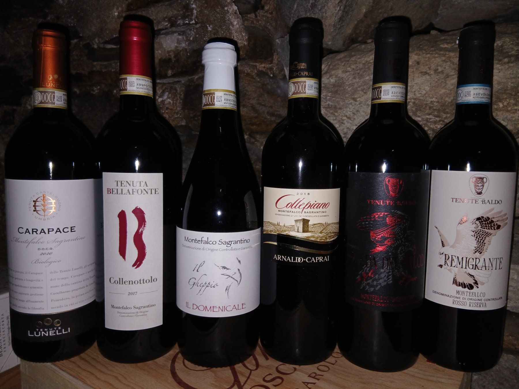 Vino: Montefalco Sagrantino & Rosso riserva selection - 6 × 0.75L – Nuovo (secondo la descrizione) da Losone venduto da pav_8gpy