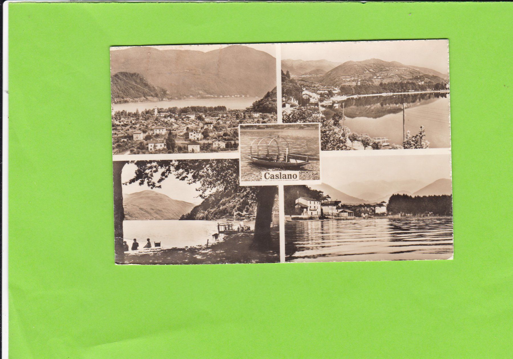 Cartoline postali: Caslano – Usato da St. Peterzell venduto da neckertal