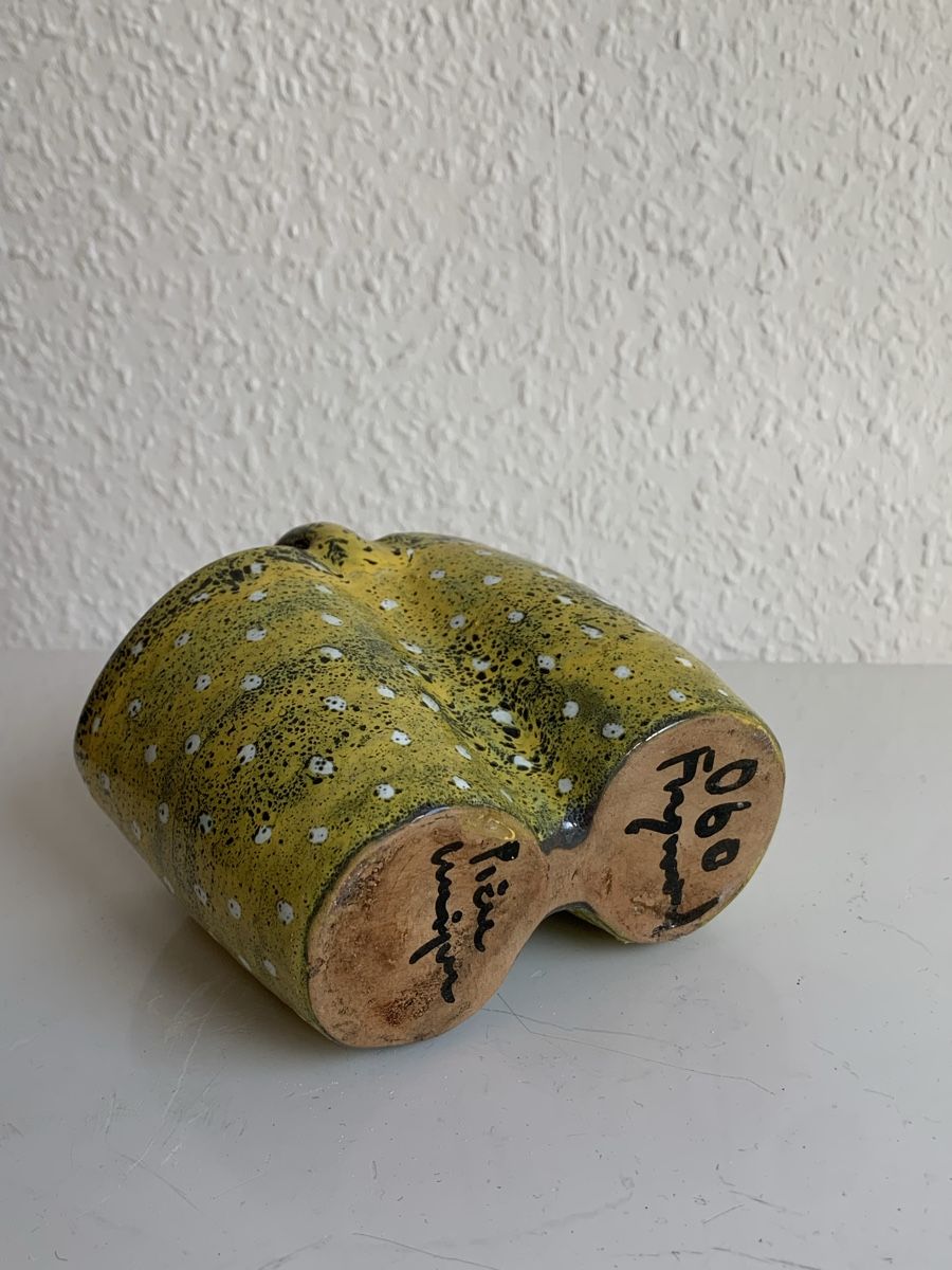 Vasi & Recipienti: André Freymond pièce unique, vase bicéphale  – Usato da Lausanne venduto da Nugget.Vintage 1
