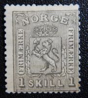 Norwegen Kat. 11 (*) 1867 Kat. 35 Euro