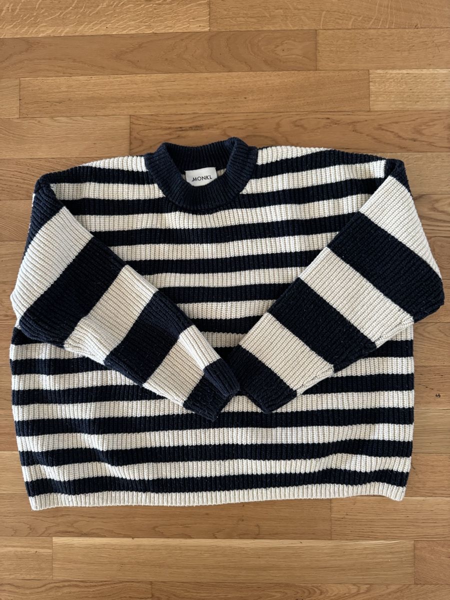 Monki Pulls & Sweat-shirts: Monki Strickpullover gestreift Schwarz Beige Gr. L – Neuf (Voir description) à Weisslingen par lar_r9qr