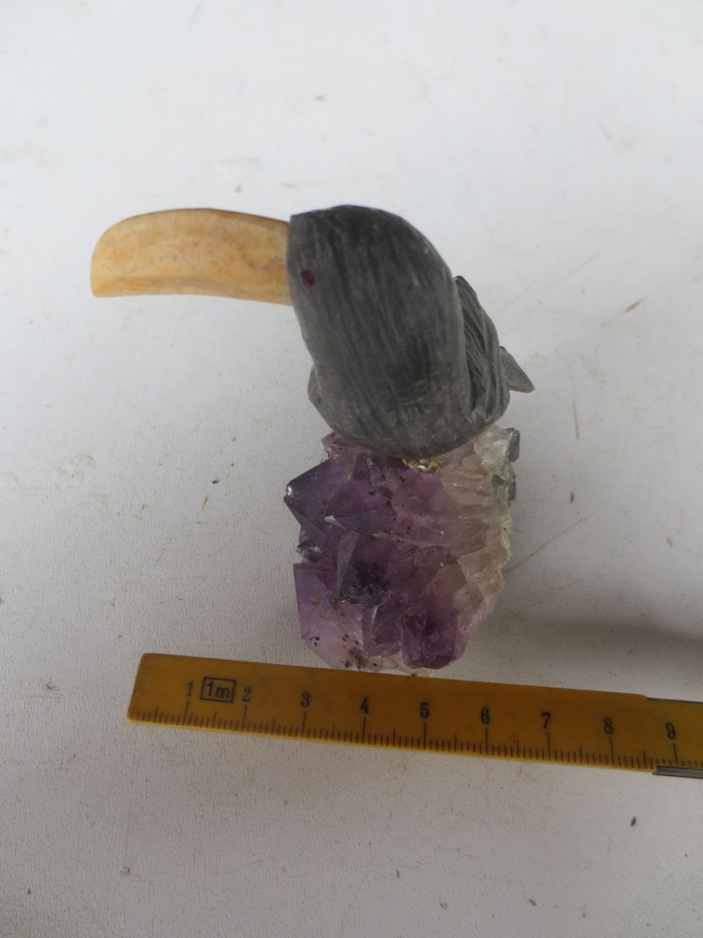 Mineralien & Heilsteine: Amethyst Vogel – Gebraucht aus Weier im Emmental von waefler03 6